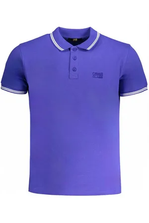 Roberto Cavalli Poloshirt Poloshirt Herren Blau – Kurzarm, Kontrastdetails - Verkäufer: Redeve