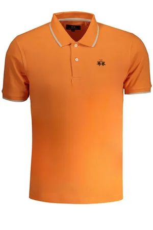 La Martina Poloshirt Herren Kurzarm-Poloshirt Orange Regular Fit mit - Verkäufer: Redeve