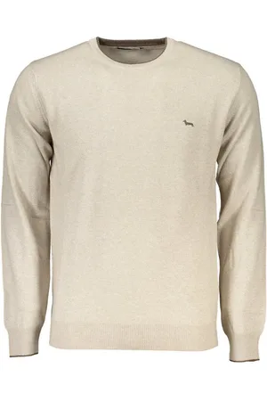 HARMONT&BLAINE Strickpullover Herren Pullover : Rundhals, Langarm, Kontrastdetails & Stickerei - Verkäufer: Redeve