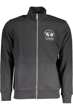 La Martina Sweatshirt Herren Sweatshirt Schwarz - Langarm-Fleece mit - Verkäufer: Redeve