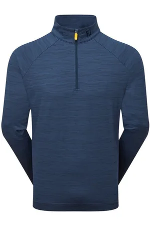 FootJoy Longsweatshirt Golf Layer Wave Jacquard Chill-Out Navy Herren - Verkäufer: Svens Golfshop GmbH