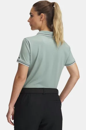Under Armour Poloshirt Under Armour Golfpolo Drive Rib Grün Damen - Verkäufer: Svens Golfshop GmbH