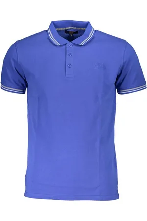 Roberto Cavalli Poloshirt Elegantes Herren Kurzarm-Poloshirt in Blau mit - Verkäufer: Redeve