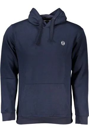 Sergio Tacchini Sweatshirt Herren Langarm Kapuzen-Sweatshirt Blau - Gefüttert - Verkäufer: Redeve