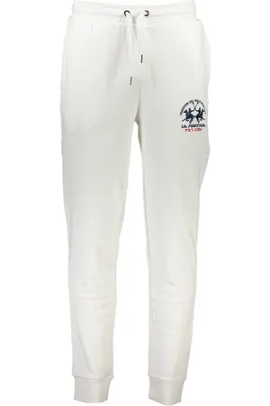 La Martina 5-Pocket-Hose Weiße Herren-Sporthose: Elastisch mit Kordelzug & Stickerei - Verkäufer: Redeve