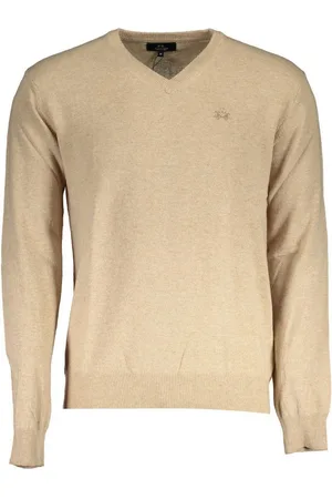 La Martina Strickpullover Herren Pullover , V-Ausschnitt, Regular Fit, Stilvoll und Elegant - Verkäufer: Redeve