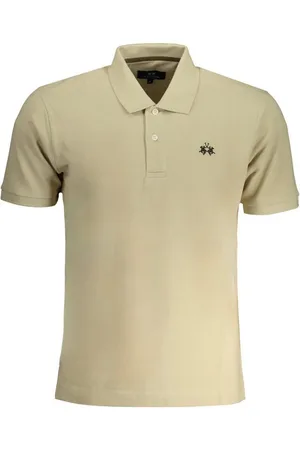 La Martina Poloshirt Beiges Herren Polo Kurzarm mit Stickerei & Logo - Verkäufer: Redeve