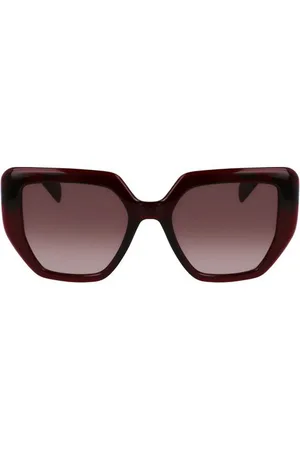 Liu Jo Sonnenbrille Stilvolle rote Damensonnenbrille mit eckigen Gläsern und Logo-Detail - Verkäufer: Redeve