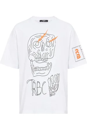 Redbridge T-Shirt Oversized mit Totenkopf-Print - Rundhals, Streetwear, 100 % Baumwolle - Verkäufer: ChillDeal