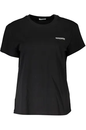 Patrizia Pepe T-Shirt Damen Kurzarm T-Shirt Schwarz – Bio-Baumwolle mit - Verkäufer: Redeve