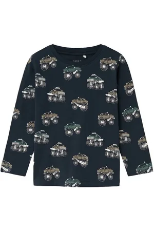 NAME IT Langarmshirt mit Fahrzeug-Motiven All-Over-Print (1-tlg) NMMSEBASTIAN NREG LS TOP - Verkäufer: ARIZONAS