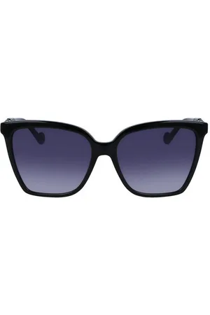 Liu Jo Sonnenbrille Damen-Sonnenbrille: Schwarze Kunststofffassung mit Kontrast-Details - Verkäufer: Redeve