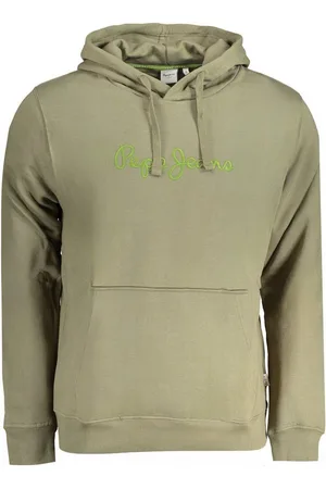 Pepe Jeans Sweatshirt Grünes Herren-Sweatshirt - Kapuzenpullover aus - Verkäufer: Redeve