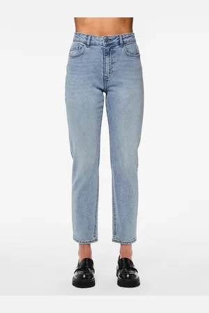 Pieces® High-waist-Jeans PCBELLA HW TAP ANK JEANS LB302 NOOS