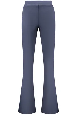 K-Way 5-Pocket-Hose Damenhose Blau mit Elastischem Bund und Logo-Applikation - Verkäufer: Redeve