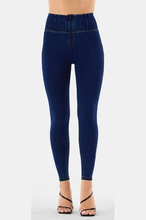 Freddy High-waist-Jeans WR.UP® Damen Push-Up Jeans High Waist Super Skinny - Indigoblau - Verkäufer: Gio Milano