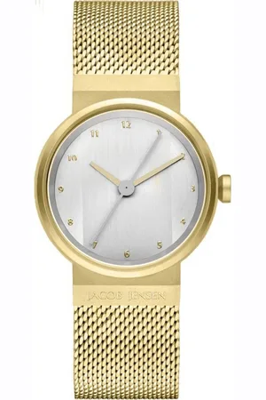Jacob Jensen Quarzuhr Damen Armbanduhr NEW LINE 793 goldfarbend D. 29 mm - Verkäufer: bellambiente