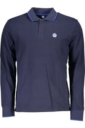 North Sails Poloshirt Nachhaltiges Herren Langarmshirt Blau - Polo mit - Verkäufer: Redeve