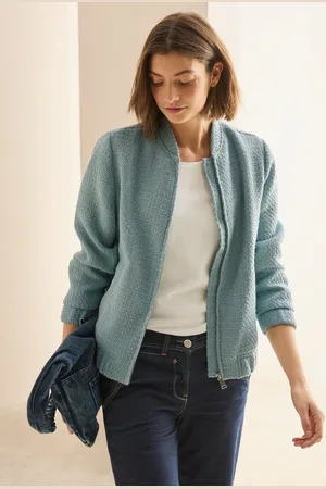 CECIL Blouson in Bouclé Optik