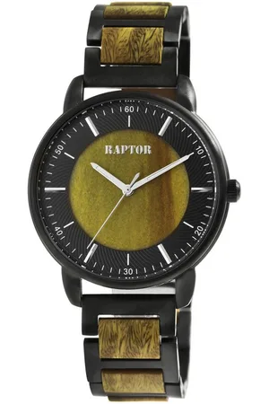 Raptor Quarzuhr Lias Herrenarmbanduhr "Lias" aus Edelstahl und Koaholz - Verkäufer: Shaghafi GmbH