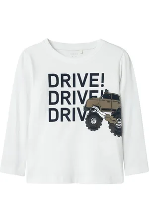 NAME IT Langarmshirt mit Monstertruck-Motiv & Schriftzug (1-tlg) NMMSEBBER NREG LS TOP BOX - Verkäufer: ARIZONAS