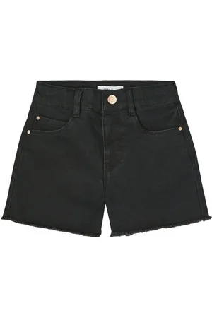 NAME IT Shorts Jeansshorts mit ausgefranstem Saum und Knopfleiste NKFROSE HW MOM DNM SHORTS 8222-YA NOOS - Verkäufer: ARIZONAS