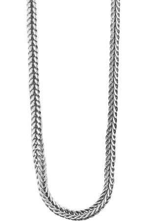 Akzent Silberkette Hashem 925/- Echt Silber Fuchsschwanzkette "Hashem", vierkant, 50 (Einzeln), Damen Kette - Verkäufer: Shaghafi GmbH
