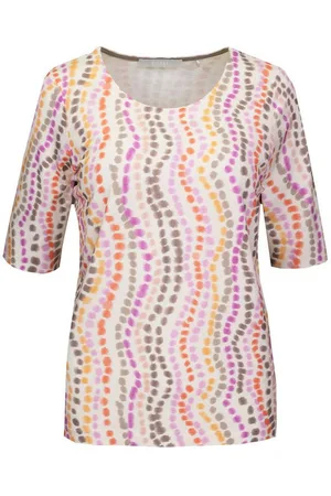 Bianca Print-Shirt DINIA mit modischem Dessin in trendigen Farben - Verkäufer: