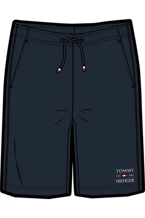 Tommy Hilfiger Sweatshorts TOMMY FLAG HILFIGER SWEATSHORT mit Logo-Flag, Kurzarm
