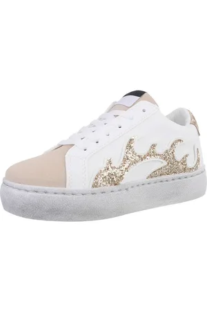 Ital-Design Damen Low-Top Freizeit Sneaker (88930546) Flach Sneakers Low in Weiß - Verkäufer: