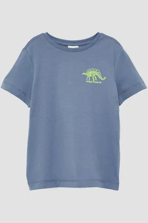 QS by s.Oliver Kurzarmshirt T-Shirt mit kleinem Brustprint - Verkäufer: