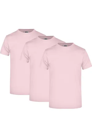 James & Nicholson T-Shirt 3er Pack Komfort-T-Shirt aus strapazierfähigem Single Jersey JN002 (Spar-Set, 3er-Pack) Hochwertiges T-Shirt in sehr großer Farbauswahl - Verkäufer: Silberpfeil