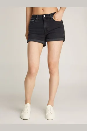 Calvin Klein Shorts MID RISE SHORT mit Umschlagsaum
