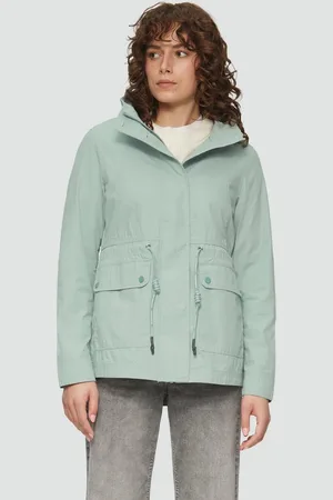 QS by s.Oliver Outdoorjacke Baumwolljacke mit Tunnelzug in der Taille Garment Dye - Verkäufer: s.Oliver