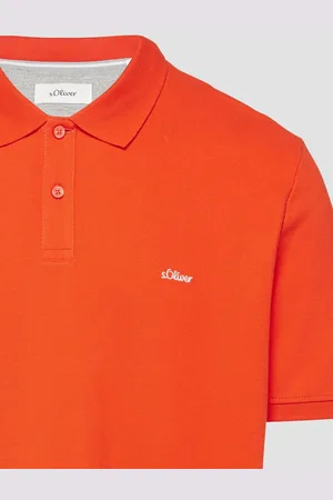 QS by s.Oliver Kurzarmshirt Poloshirt aus Baumwollpiqué Stickerei - Verkäufer: