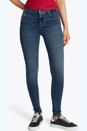 Tommy Hilfiger Skinny-fit-Jeans Nora Mid Rise Skinny Fit mit Waschung, mit Logo-Badge