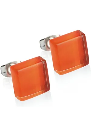 ALEXASCHA Paar Ohrstecker mit Ohrklemme Kleine Ohrstecker aus Glas • 10mm - Verkäufer: