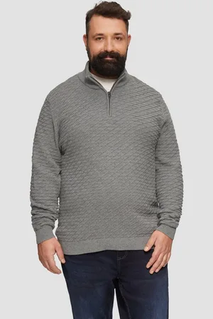 QS by s.Oliver Strickpullover Strukturierter Pullover mit Half-Zip - Verkäufer:
