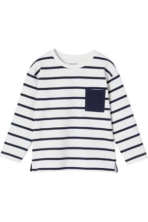 Vertbaudet Langarmshirt Jungen Ringelshirt - Verkäufer: