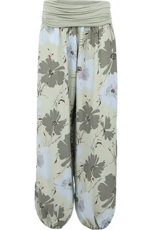 malito more than fashion Haremshose 1485 atmungsaktive Freizeithose mit Blumen Print - Verkäufer: malito