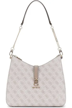 Guess Umhängetasche Schultertasche Zamira Dark Taupe Logo (1, 1-tlg., 1) - Verkäufer: TaschenParadies