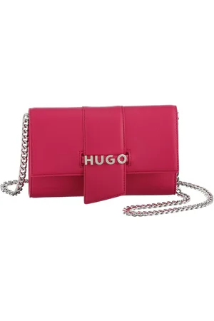HUGO BOSS Clutch Mel 2.0 Clutch, Abendtasche, Umhängetasche, Damen-Handtasche mit Zierkette