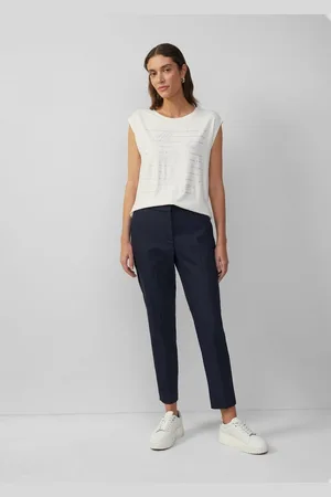 QS by s.Oliver 7/8-Hose Cigarette-Pants im Slim Fit mit elastischem Bund - Verkäufer: s.Oliver