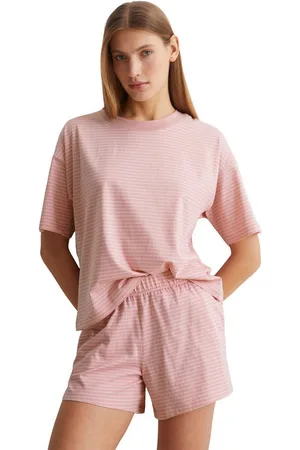 Marc O’ Polo Shorty Mix & Match Cotton (2 tlg) mit fein gestreiftem Design
