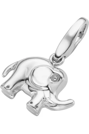 Giorgio Martello Charm-Einhänger Elefant mit Clipöse, Silber 925