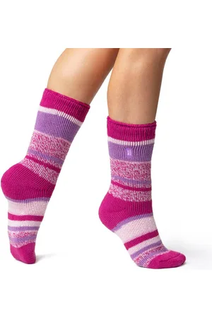 Heat Holders Thermosocken rosa / lila gestreift - Damen - Verkäufer: NTP New-Tech-Products