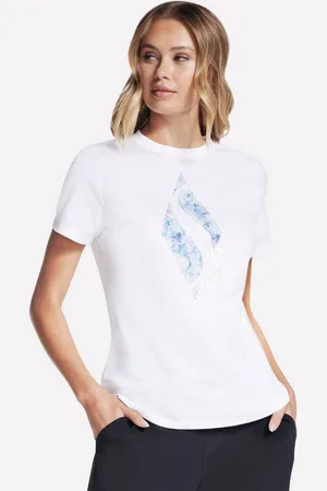 Skechers T-Shirt BRIGHT WHITE
