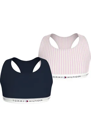 Tommy Hilfiger Bralette-BH 2PK BRALETTE PRINT (Packung, 2-tlg., 2er-Pack) mit Logoschriftzug