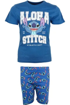 Disney Schlafanzug Lilo und Stitch Kinder Jungen Schlafanzug Pyjama Shirt Hose 100% Baumwolle, Gr. 98 bis 128 - Verkäufer: WS-Trend
