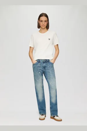 QS by s.Oliver 5-Pocket-Jeans Jeans Karolin / Regular Fit / Mid Rise / Straight Leg - Verkäufer: